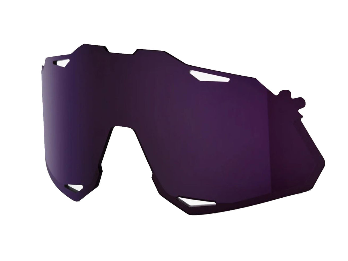100% Hypercraft XS Polycarbonat - Smoke Replacement Lens - Dark Purple