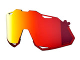 100% Hypercraft XS Polycarbonat - HiPER Mir Replacement Lens - red