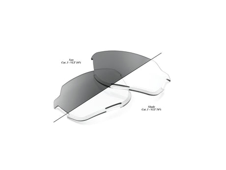 100% Norvik - Photochromic Replacement Lens - clear smoke