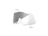 100% Glendale - Photochromic Replacement Lens - clear smoke