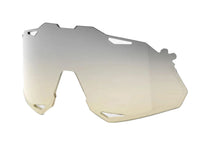 100% Hypercraft XS Polycarbonat - Mirror Replacement Lens - low-light yellow silver