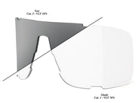 100% Eastcraft - Photochromic Replacement Lens - Shield - clear smoke