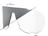 100% Westcraft - Photochromic Replacement Lens - Shield - clear smoke