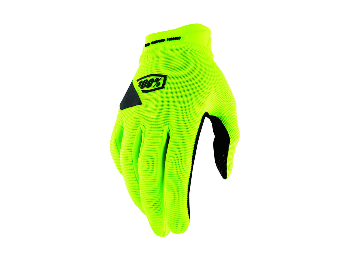 100% Ridecamp Gel Gloves - fluo yellow