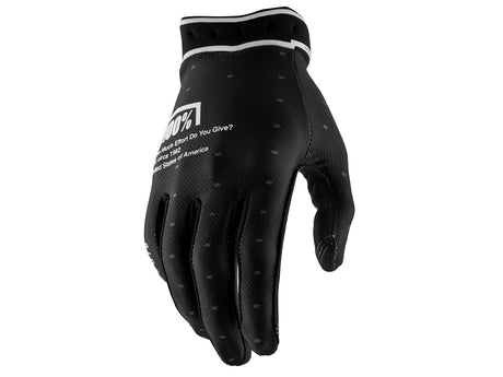 100% Ridefit Gloves - black