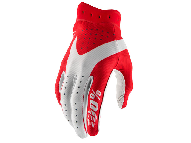 100% iTrack Gloves - red