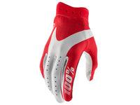 100% iTrack Youth Gloves - red