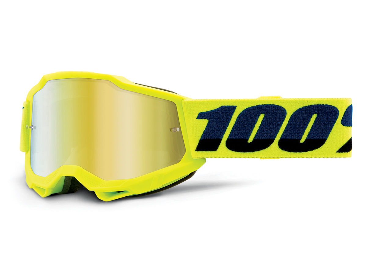 100% Accuri II Youth Goggle yellow - gold mirror