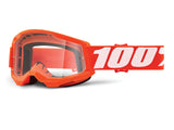 Brille Strata II Youth orange - transparente Linse