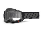 100% Accuri 2 Goggle - Clear Lens - Black - 2023
