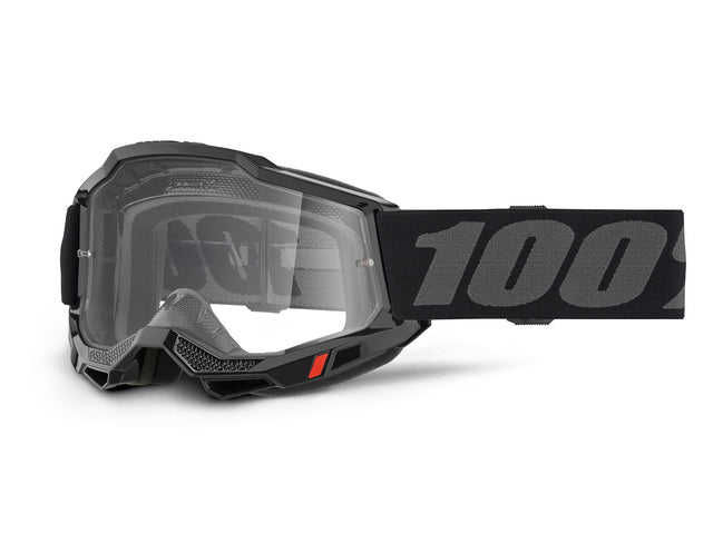 100% Accuri 2 Goggle - Clear Lens - Black - 2023