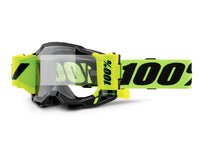 100% Accuri 2 Forecast Goggle - Clear Lens - neon yellow