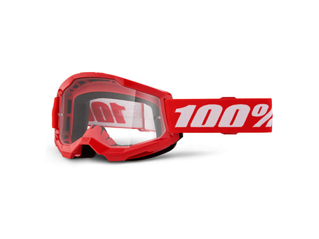 Strata 2 Goggle FA23 - Clear Lens - red