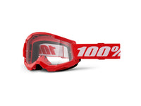 Strata 2 Goggle FA23 - Clear Lens - red 