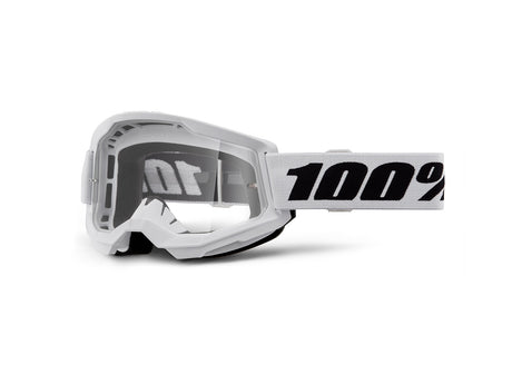 Strata 2 Goggle FA23 - Clear Lens - white