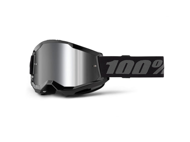 100% Strata 2 Goggle - Mirror Lens FA23 - black