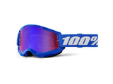 100% Strata 2 Goggle - Mirror Lens FA23 - blue