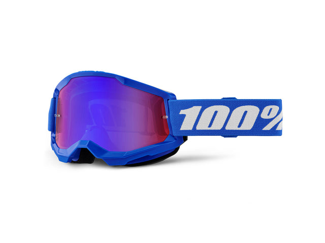 100% Strata 2 Goggle - Mirror Lens FA23 - blue