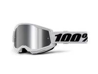 100% Strata 2 Goggle - Mirror Lens FA23 - white