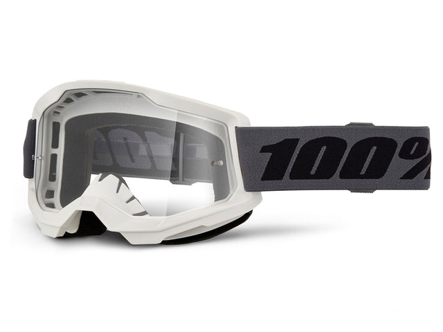 100% Strata 2 Goggle, Grey - Clear Lens