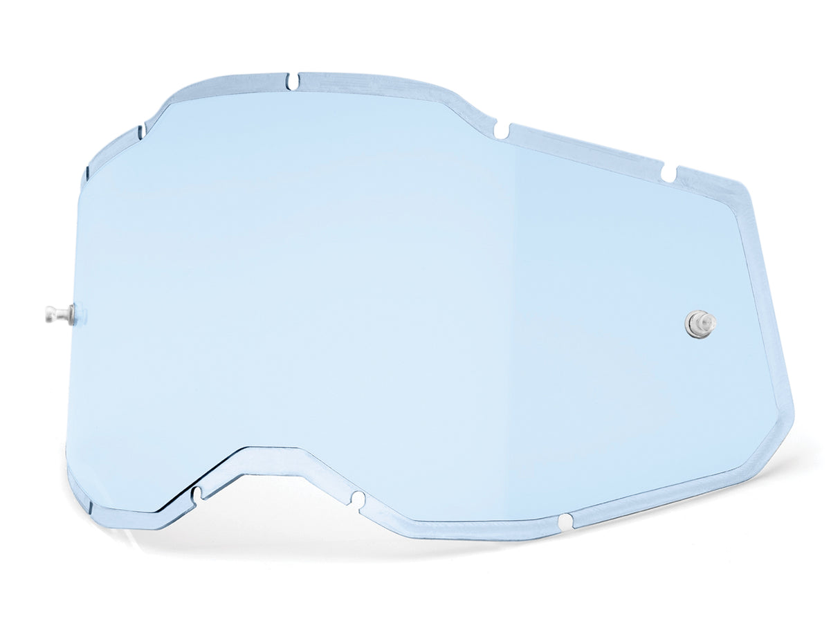 100% Gen. 2 Injected Clear Replacement anti fog lens - blue
