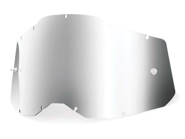 100% Youth Gen. 2 Mirror Replacement anti fog lens - silver