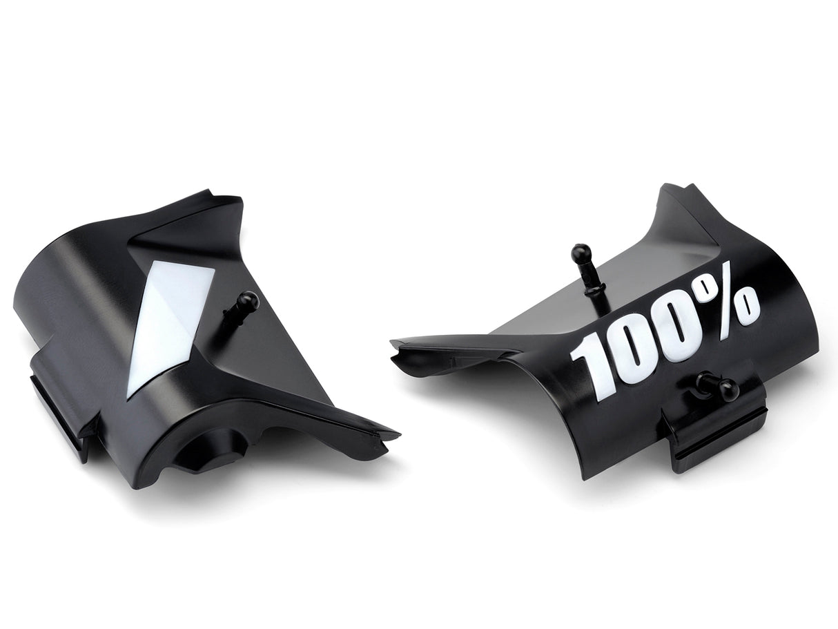 100% Forecast Replacement Canister Cover Kit (pair) - black