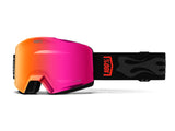 100% NORG HiPER snow goggle, Max Palm - Mirror Black Lens