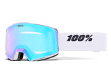 100% NORG HiPER snow goggle, Esntl White/Black- Mirror Black Lens