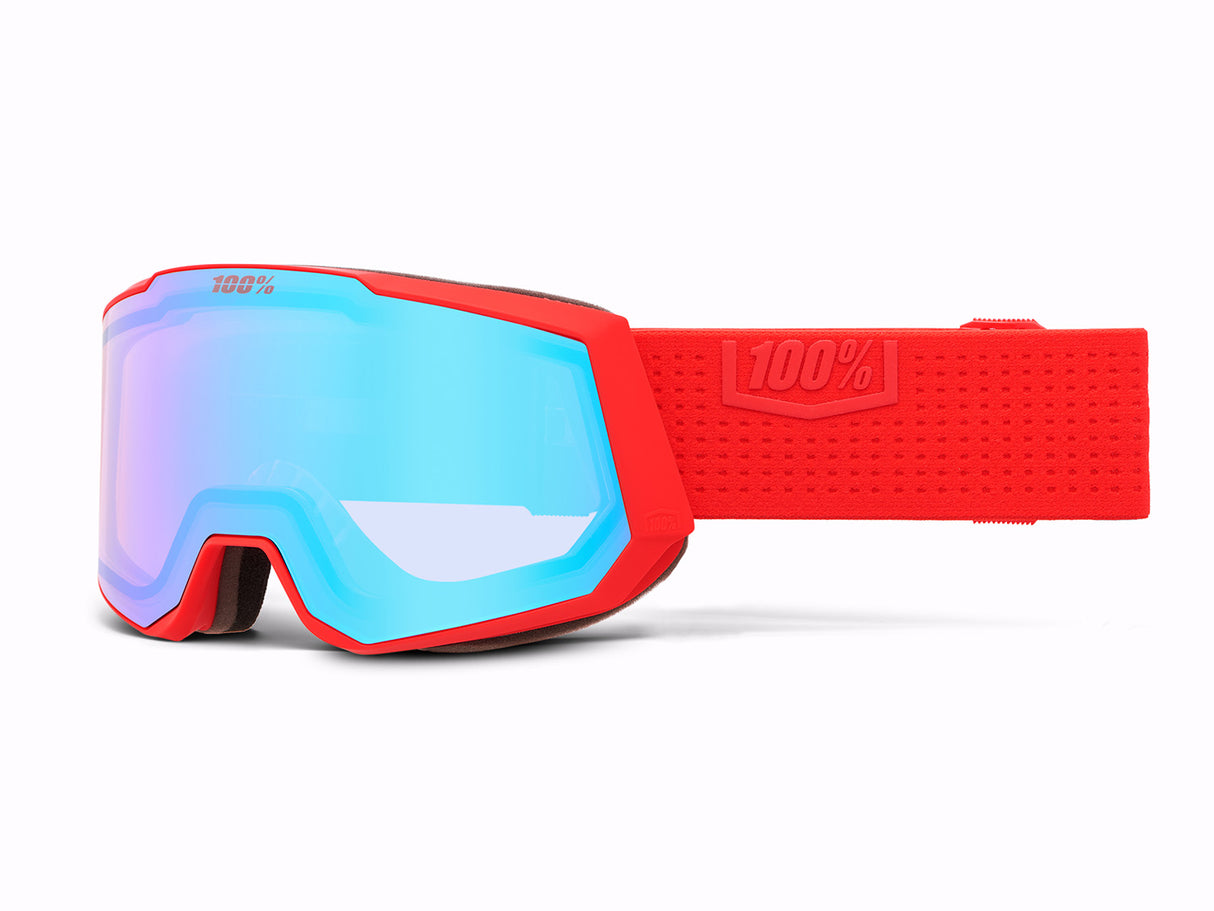 100% SNOWCRAFT XL HiPER snow goggle,Hiboo - Mirror Dark Red Lens