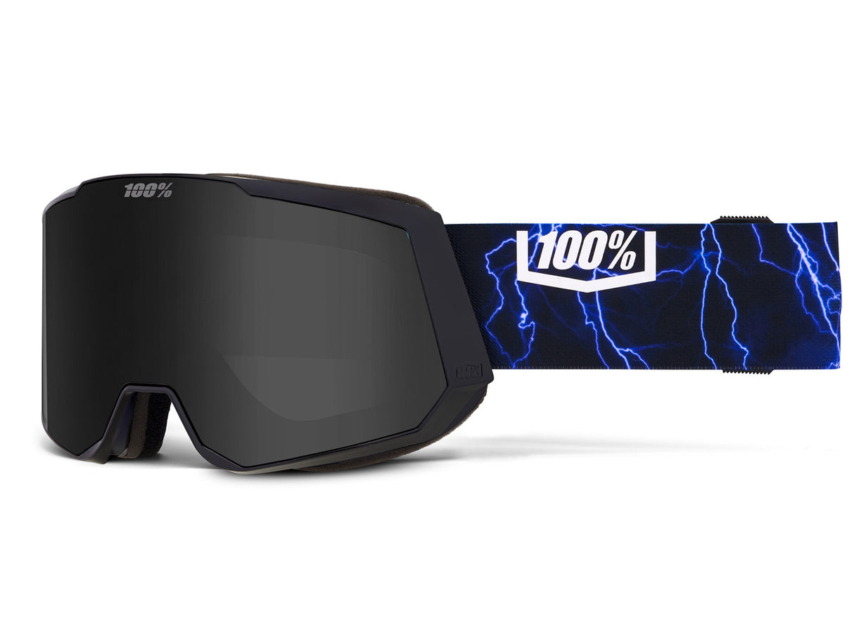 100% SNOWCRAFT XL HiPER snow goggle, Clinch - Mirror Black Lens