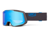 100% SNOWCRAFT XL HiPER snow goggle, Fort - Mirror Blue Lens