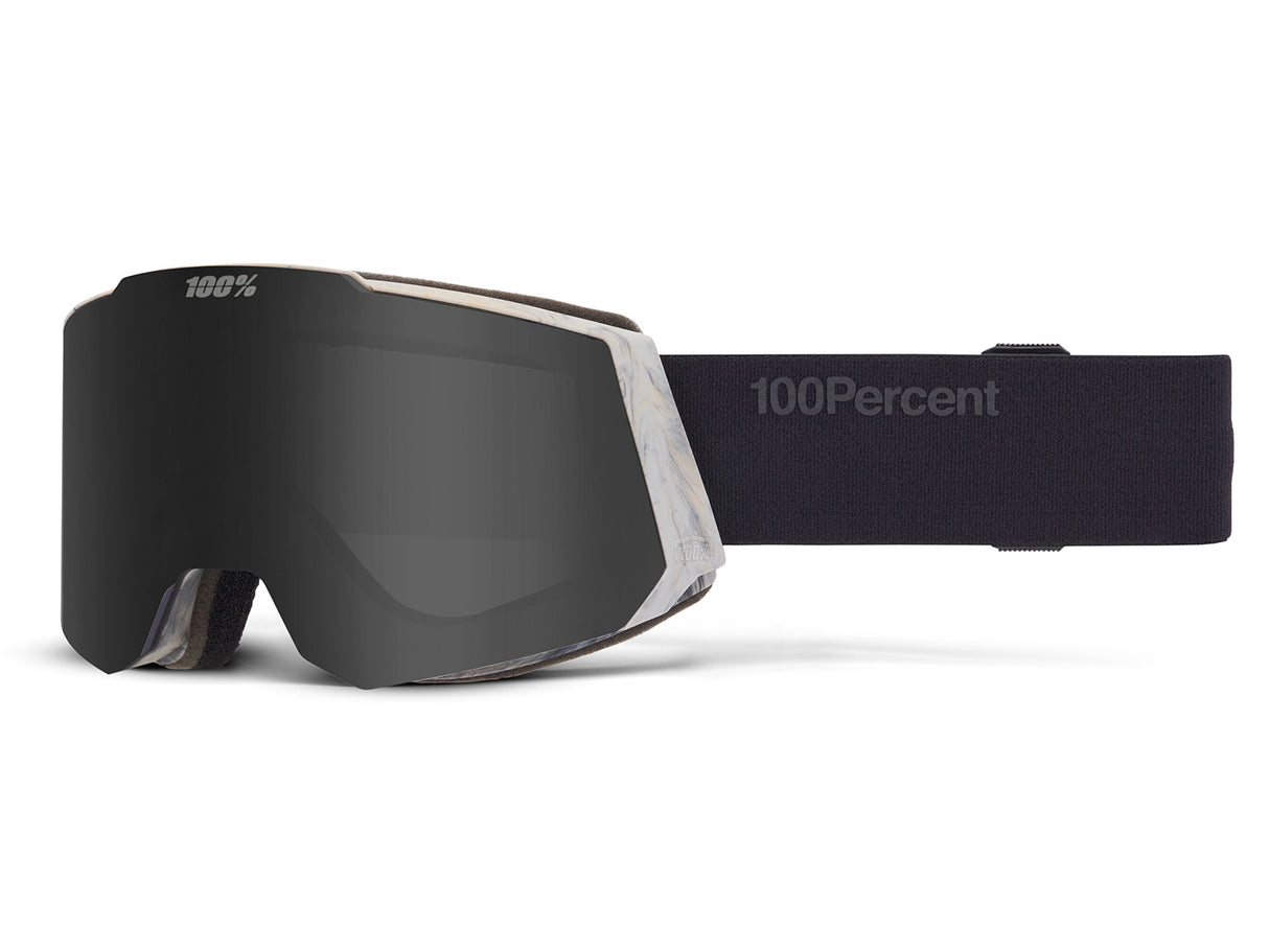 100% SNOWCRAFT HiPER snow goggle, Ant - Mirror Black Lens