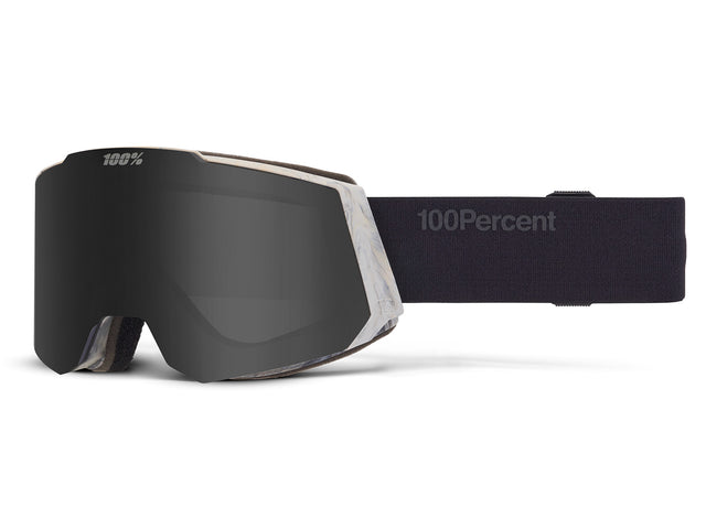 100% SNOWCRAFT HiPER snow goggle, Ant - Mirror Black Lens