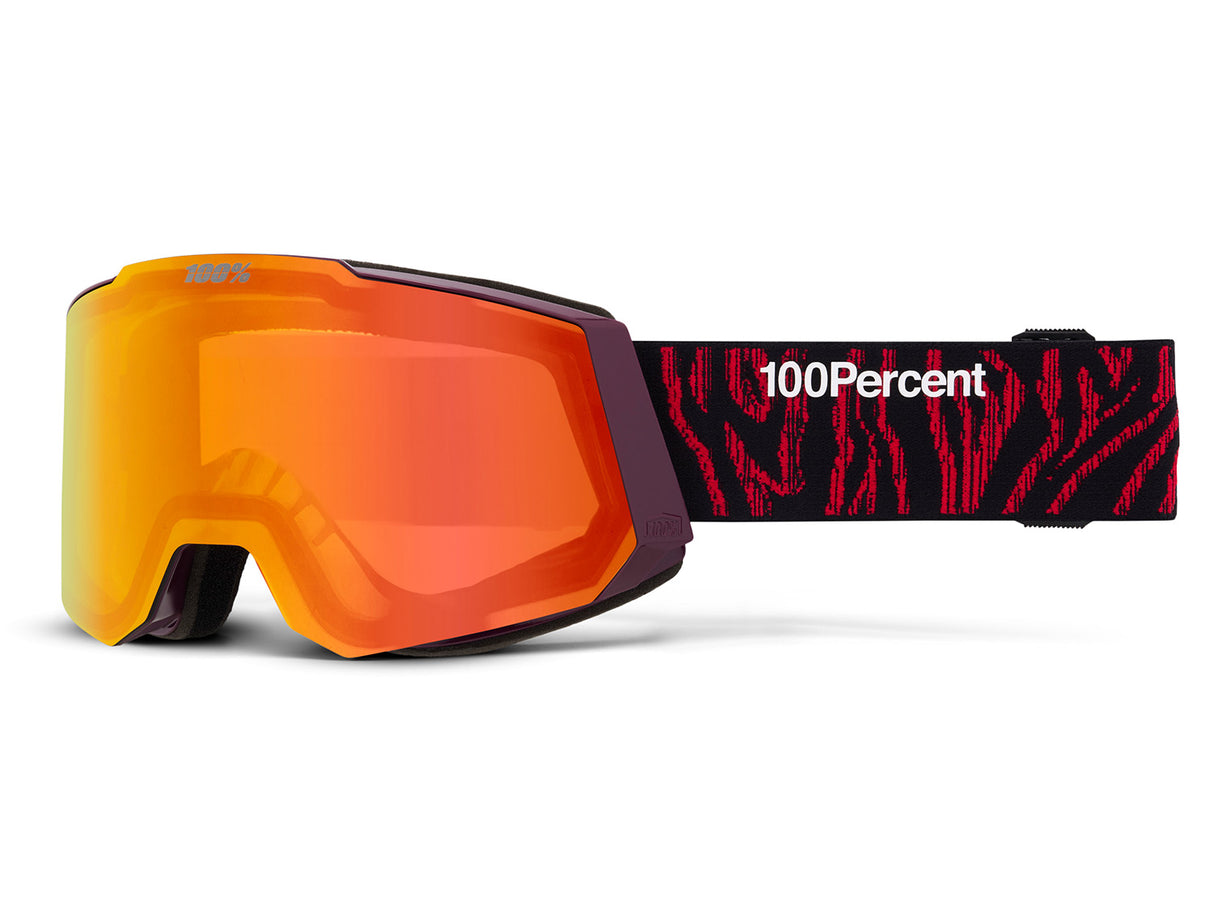 100% SNOWCRAFT HiPER snow goggle, Ignis - Mirror Orange Lens