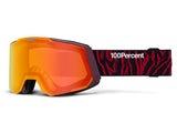 100% SNOWCRAFT HiPER snow goggle, Ignis - Mirror Orange Lens