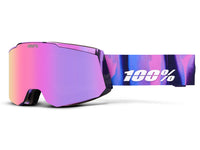 100% SNOWCRAFT S HiPER sneeuwgoggle, Ink - Mirror Black Lens