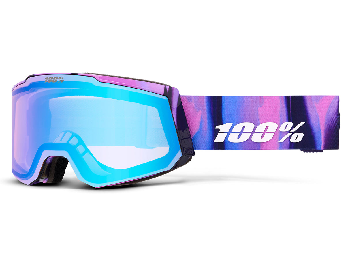 100% SNOWCRAFT S HiPER snow goggle, Ink - Mirror Black Lens