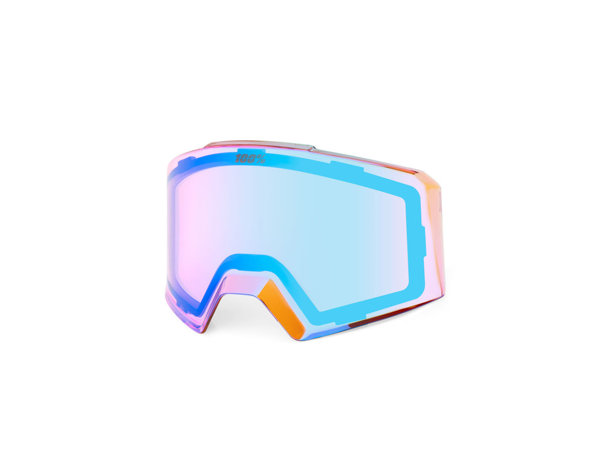 100% NORG HiPER replacement lens, Pink Turquoise ML Mirror - HiPER Pink w/Turquoise ML Mi