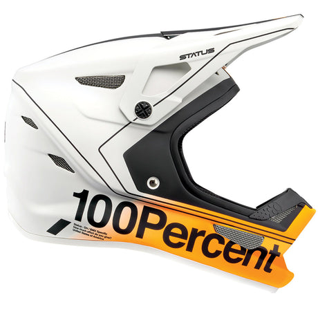 Status Helm - Weiß/Orange