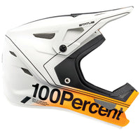 Status Helm - Wit/Oranje