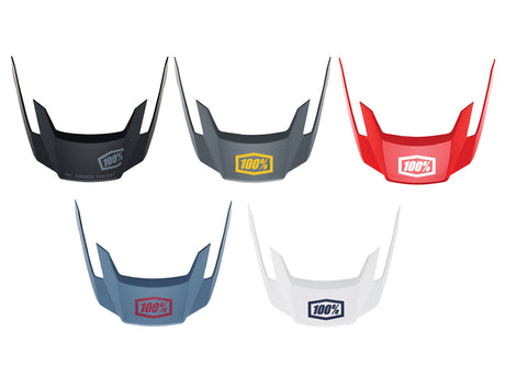 100% Altec 2020 V2 replacement visor, size S/M and L/XL - charcoal