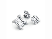100% Status visor screw kit - silver