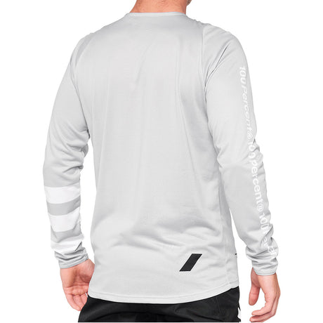 R-Core Youth Jersey - Kids Langarm Trikot - Vapor/White - Grau/Weiß