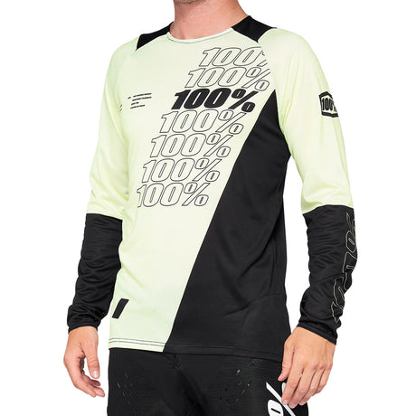 R-Core Jersey - Langarm Trikot - Gelb/Schwarz
