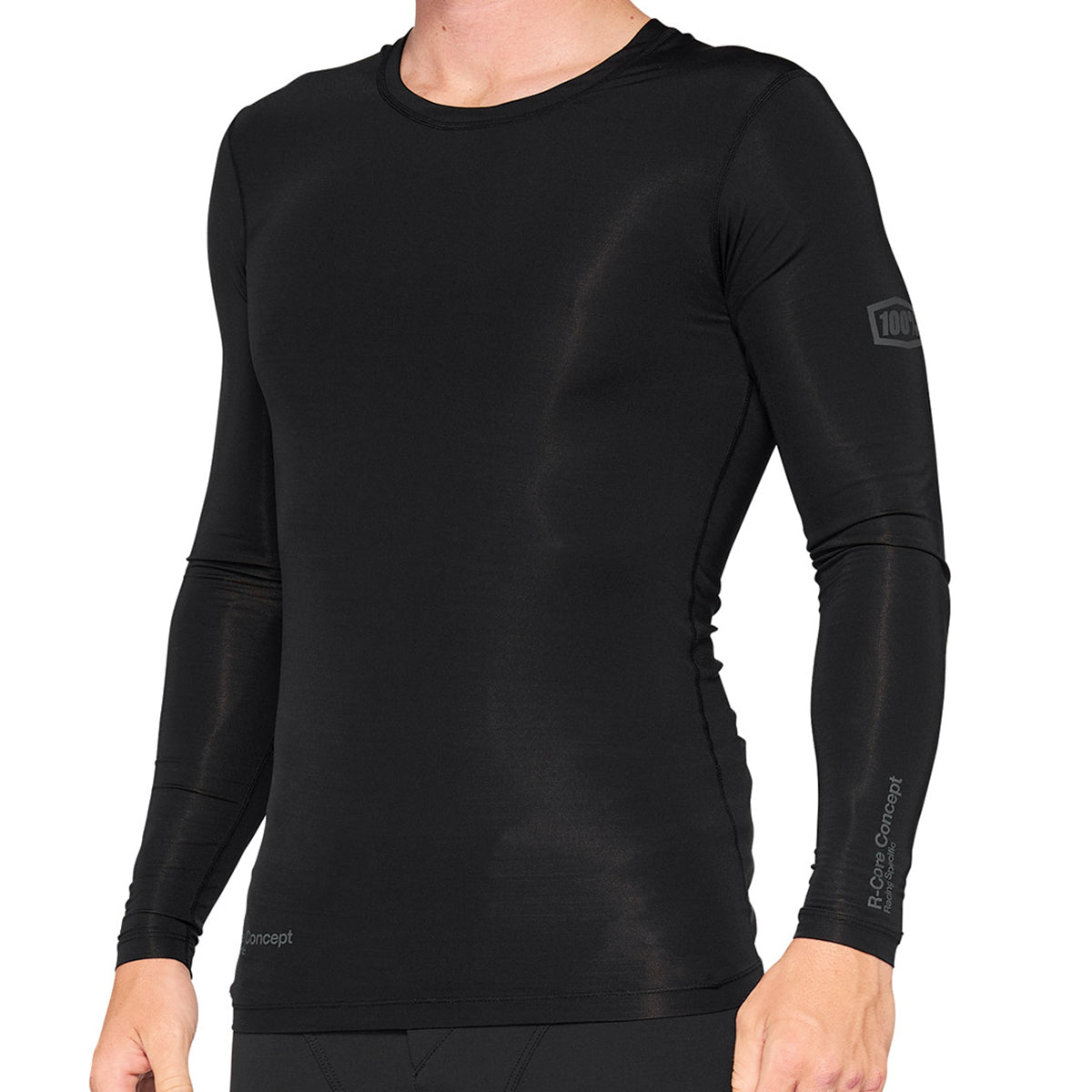 R-Core Concept Compression - Langarm Kompressions-Trikot - Schwarz