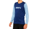100% Ridecamp Youth Long Sleeve Jersey - Navy/Slate