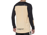 100% R-Core X Long Sleeve Jersey - Black/Peach