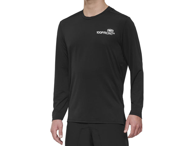 100% Airmatic Long Sleeve Jersey - black