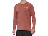 100% Airmatic Long Sleeve Jersey - Cardinal